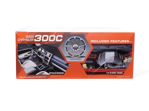 Kit Modelo Chrysler 300C 2005 1:25 Escala Detallado miniatura 3