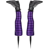 Hexenbeine Dekoration FüR Halloween - 2 StüCk Lila Hexenbein AußEndekoration FüR Garten Terrasse Und SpukhäUser hexen zubehör