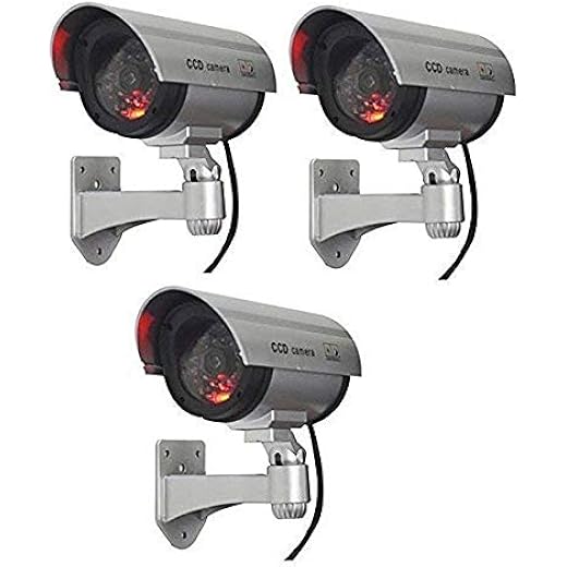 Fake Dummy CCTV Dome Camera Pack of 3