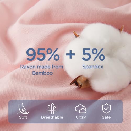 Image of Duomiaomiao Wearable Blanket Rayon Made from Bamboo Baby Sleep Sack 18-36 Months 1.0 TOG, Premium Baby Sleeping Bag 2-Way Zipper for Babies