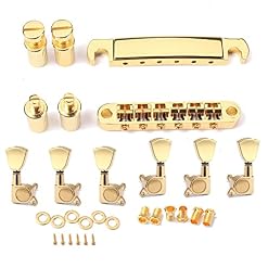 FLFL Chevilles Cordes Guitare Colepiece De Pont D’alliage d’or + 3R3L Touches De Réglage Fermées PEGUES Set pour LP… - Les Beatles, Paul McCartney, John Lennon, RIngo Starr, George Harrison