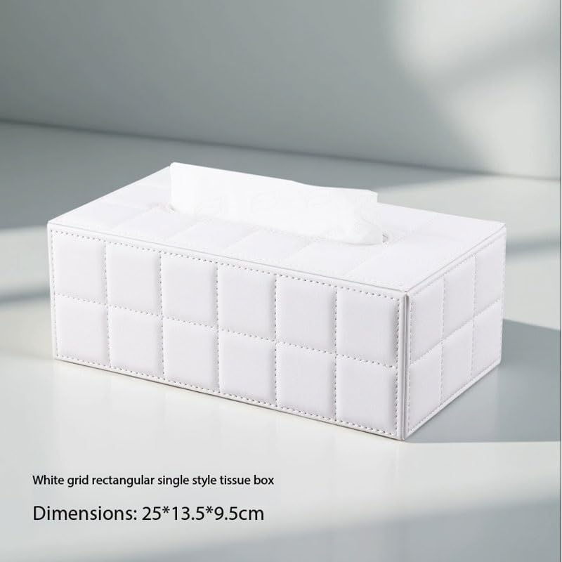 Tissue Box Living Room Coffee Table Dining Leather Paper Drawer Household Hotel Restaurant