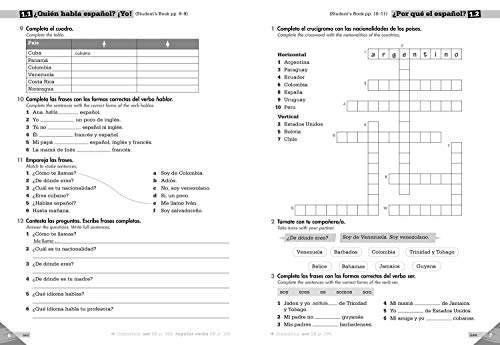 Lower Secondary Spanish for the Caribbean - A Explorar: Workbook Level 1 (Spanish and English Edition) (English and Spanish Edition) - Image 3