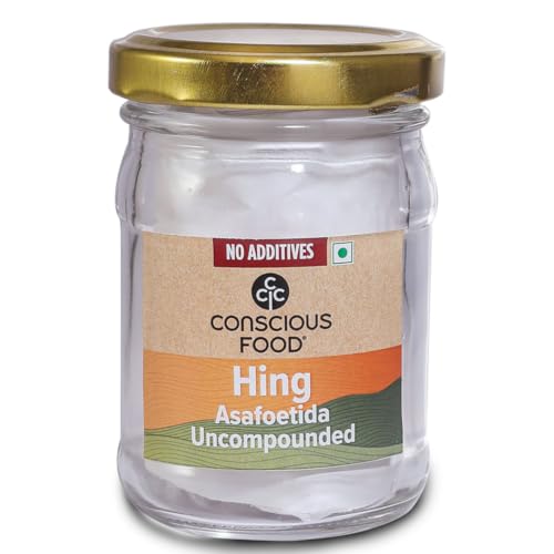 Image of Conscious Food Asafoetida, 10 gm | 100% Pure Hing | Non Compounded | Extra Strong & Hand Pounded