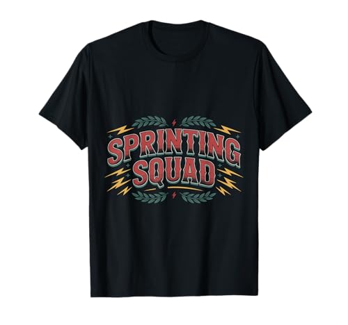 Sprinting Squad Sprinter Athlete Sports Varsity - T�V���c
