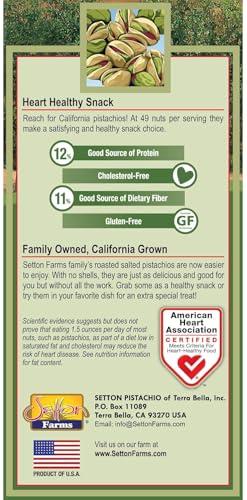 Image of Setton Farms Shelled Pistacho Kernels, Whole Dry Roasted With Sea Salt 20 Oz. (1.25 Lbs)