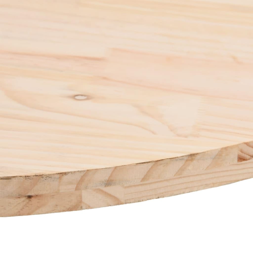 vidaXL Plateau de Table 100x50x2,5 cm Bois Massif Pin Ovale