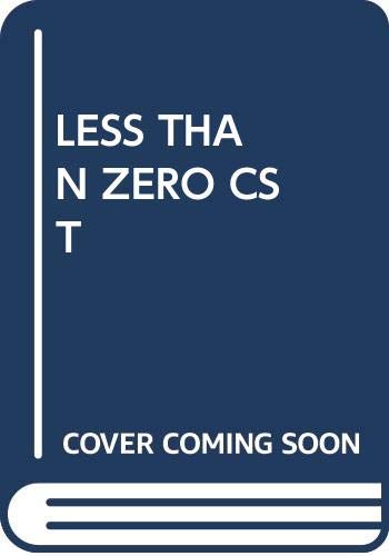 Less Than Zero Cst 0671621408 Book Cover