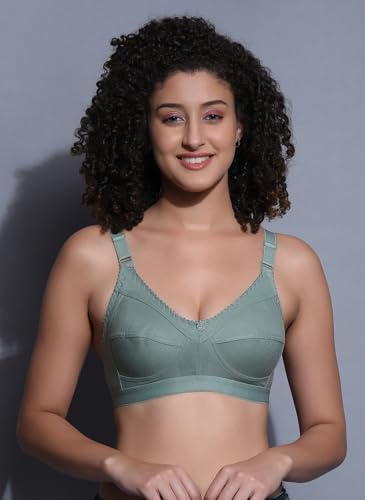 Image of CSU Women's Cotton Full Coverage Non-Padded Wire Free T-Shirt Bra Combo