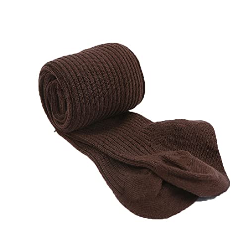 Little Girls' Solid Tights Stockings Footed Thick Cable Knit Legging Pantyhose Stocking Fall Winter Long Socks