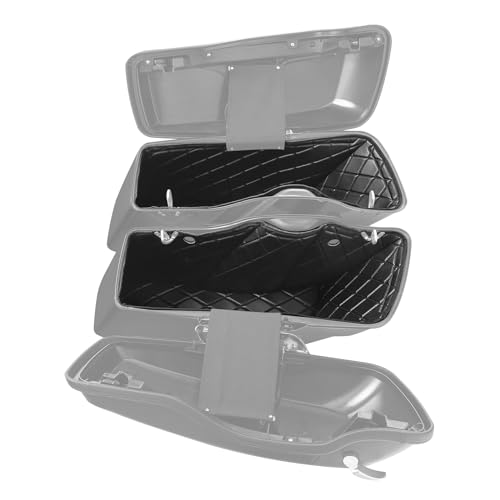 Alforjas con revestimiento tipo alfombra para Harley Davidson Touring (Road King, Street Glide, Road Glide, Electra Glide, Ultra Classic) desde 2014 miniatura 3
