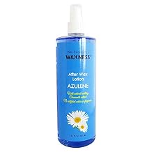 Waxness After Wax Lotion Azulene 16.9 oz 500 ml Lightweight Non-Greasy Post Wax Lotion, Fast Absorbing with Chamomile Extract Made in Italy