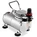 PointZero Airbrush Cake Decorating Kit - 3 Airbrushes, Compressor, and 12 Chefmaster Colors