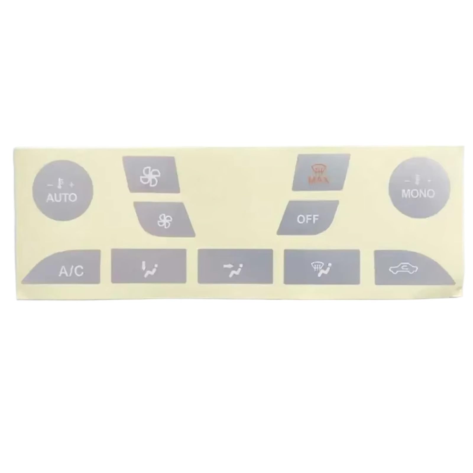 Mrsatxhpm Silver Car Button Stickers Compatible With Focus Mk1 Mk2 Mk Iii