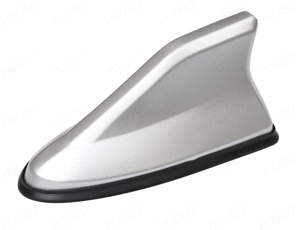 Hybrid Aero Shark Fin Antenna (Upgraded 2.0, Color: Silver) Shark Fin Antenna Cover for Decoration & Enhance The Signal Compatible with Toyota Innova Crysta New-image-9
