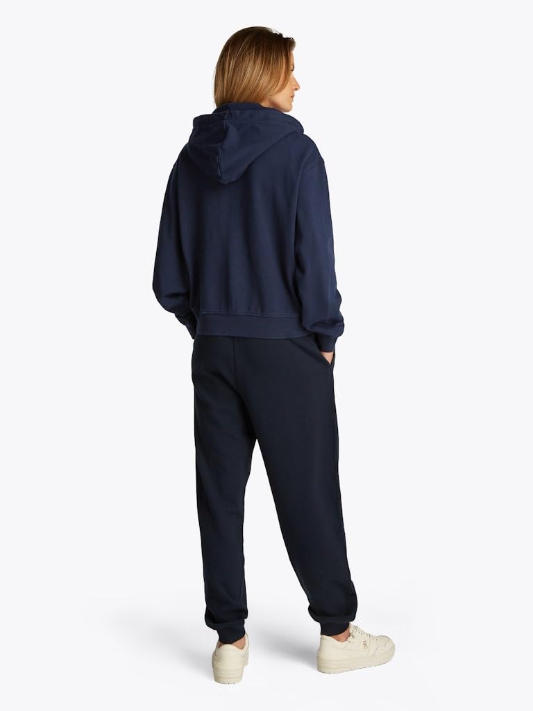 Tommy Hilfiger Bluza z kapturem REG SCRIPT WW0WW44632 Kobiety Reg Script Zip Hoodie Ww0ww44632