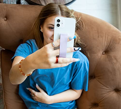 Lovehandle Pro Premium Phone Grip - Phone Strap - Magnetic Phone Mount And Kickstand For Smartphone And Tablet - Silver Glitter #TOP5