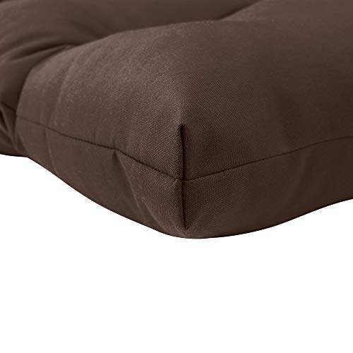 Image of QILLOWAY Outdoor Bench Cushion, Coffee, 51x18x4 Inch
