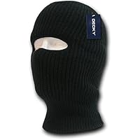DECKY Face Mask 1 Hole Beanie (Black)