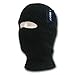 DECKY Face Mask 1 Hole Beanie, Black