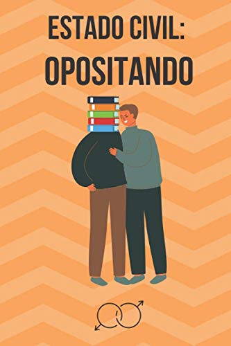 LIBRETA PARA OPOSITOR ESTADO CIVIL OPOSITANDO Libreta motivadora para personas que están opositando Diario de apuntes Bloc de notas Cuaderno de