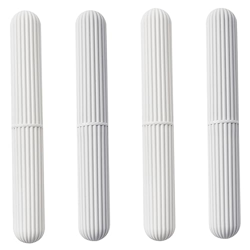 WOFASHPURET 4pcs Toothbrush Storage Box Organizer Toothbrush Travel Case Portable Toothbrush Case Travel Toothbrush Travel Holder Adults Toothbrush Holder Toothbrush Container Color