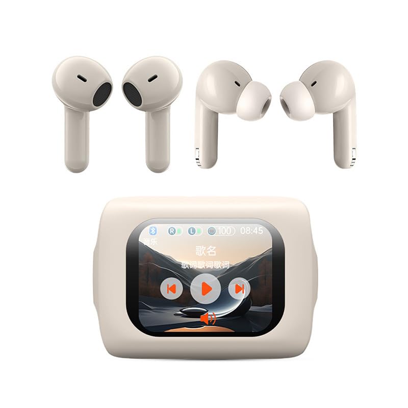 Wireless Ear Buds Bluetooth 5 4 Headphones ANC Noise Canceling HiFi Stereo Touch Controls IPX5 Waterproof in-Ear Earbuds