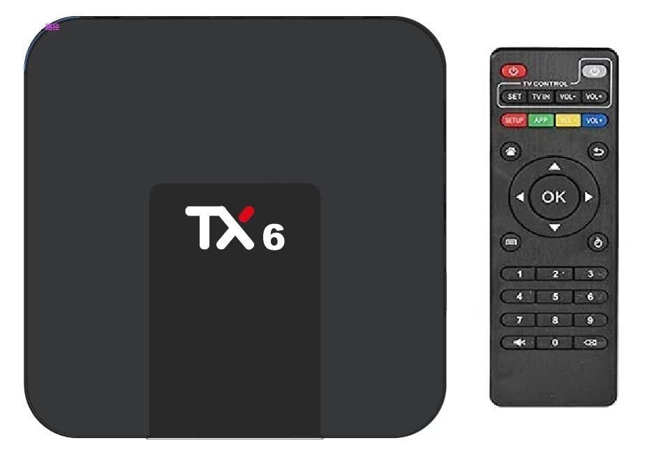 4K TX6 Box with Dual WiFi and H616 Quad Core 64 Bit Processor4GB, Ram 32 GB ROM,Android 11, H.265 Decoding,Voice Assistant, Support 2.4G/5.0G