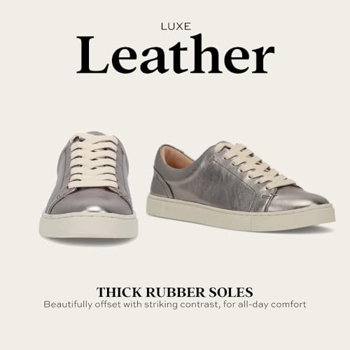Image of Frye Ivy Low Lace Sneakers for Women - Removable Footbed Shoes - Leather Womens Casual Shoes - Crafted from Soft, Vintage Italian Leather with Removable Molded Footbed