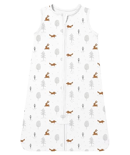 Image of TotAha Toddler Sleep Sack 2T-3T-4T, 0.5 TOG Summer Light Sleeping Sacks, Soft Wearable Blanket Baby Sleep Bag with 2-way Zipper, X-Large