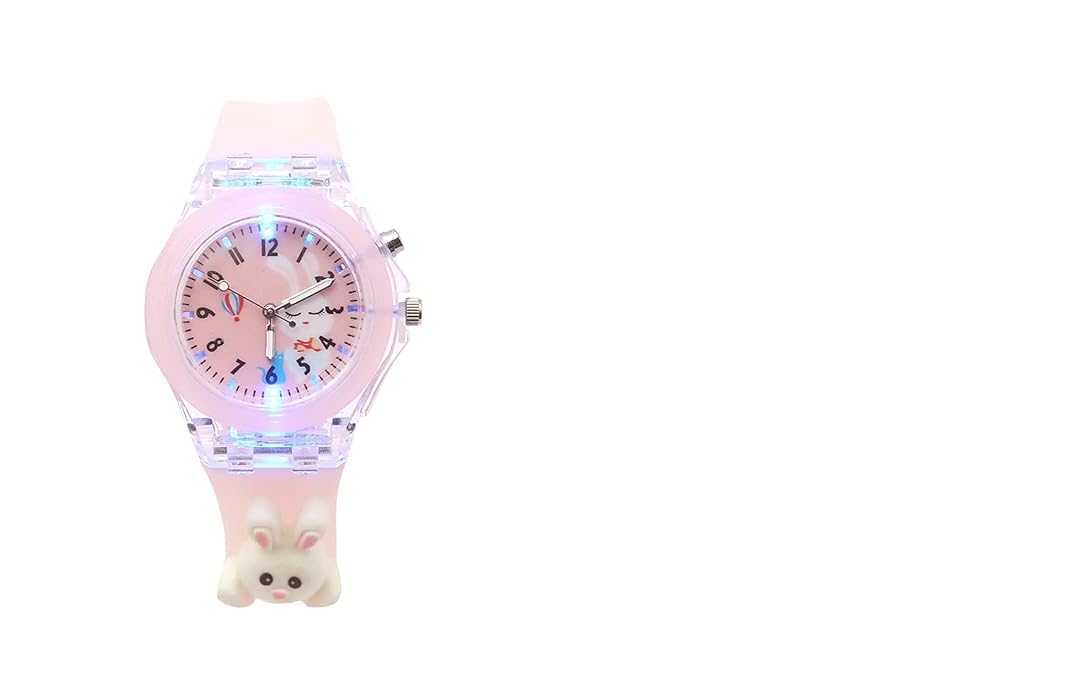 R G R 3D Cartoon Kids Analog Watch with LED Luminous 7 Multicolour Glowing Disco Light | 3D Unique Cute Cartoon on Belt | Unbreakable Silicone Strap | Children Best Unisex Birthday Return Gift | Suitable for boys and girls of Age 3-13 Years (FOR BOYS (B0DH8NLBMH) Amazon Price History, Amazon Price Tracker