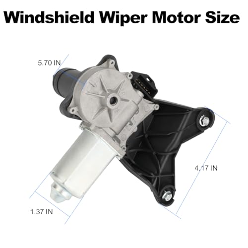Image of Rear Windshield Wiper Motor Compatible with Cadillac Escalade ESV