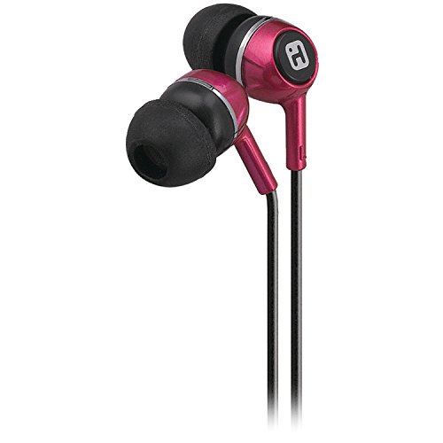 iHome iB25 Noise Isolating Earphones - Pink