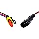 GTIWUNG 5 Set 3 Pin Way Auto Wasserdichte Elektrische Stecker,3-Pinlig Elektrischer Anschluss Stecker mit Draht,3-Poliger Kabel Steckverbinder Stecker