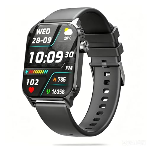 TRAUSI Touchscreen Smartwatch with Bluetooth Call, 100 Modes...
