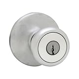 Kwikset Mobile Home Entry Knob in Satin Chrome