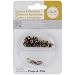 Eyelet and Washer - Brass - 60 Pieces (30 eyelets & 30 washers)