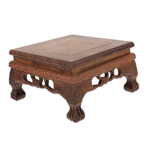 Support en bois lisse LIFKOME piédestal rectangulaire stable multi-usage