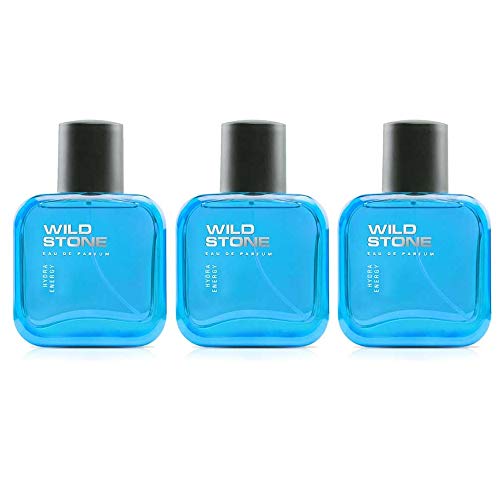 Image of Wild Stone Hydra Energy Spray Perfume Combo for Men, Pack of 3 (100ml each)