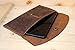 Handmade High Quality Retro Leather Multi-function Envelope Mobile Phone Card Holder Wallet