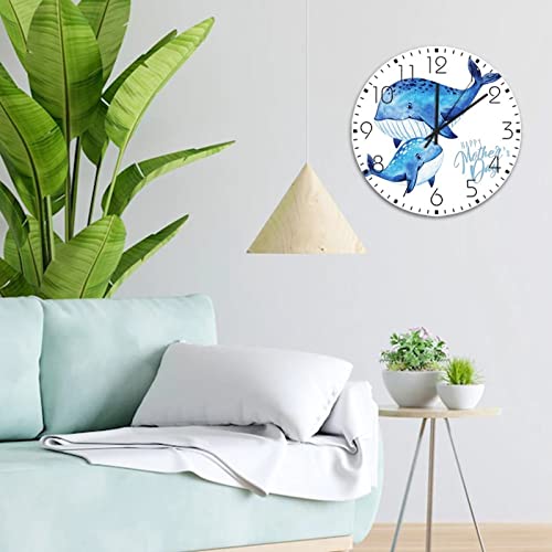 Cadeau fête des mères : horloge murale minimaliste en bois pour célébrer une maison chaleureuse