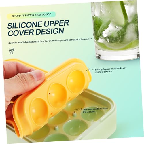 Molde plástico para esferas de hielo con tapa miniatura 4