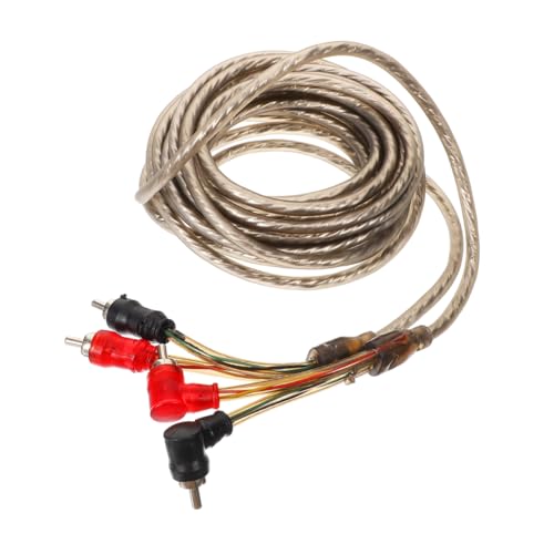 Healifty Car Audio Wire Kit Pure Subwoofer Speaker Wire for Easy Installation Audio Clarity for Car Modifications Flexible Power Connection