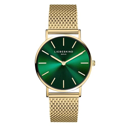 LIEBESKIND Berlin Damen Analog Quarz Armbanduhr mit Edelstahlarmband LT-0210-MQ – Ansicht 1