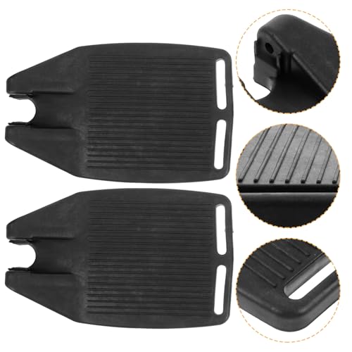 KITANDOVE 車椅子用フットレスト 耐久性プラスチック製 軽量頑丈ペダル ユニバーサル適合 複対応 交換用アクセサリー 簡単取り付けで快適サポ