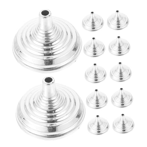 Toddmomy 12 Stück Teiliges Runder Tischflaggenhalter Silberner Fahnenständer für Büro Veranstaltungen und Dekoration im Freien und Einfach zu