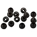 Xcessor (S) 7 Paires (14 pièces) d'écouteurs Intra-Auriculaires de Remplacement en Silicone de Petite Taille. Embouts de Remplacement pour écouteurs Intra-Auriculaires Populaires. Noir/Noir