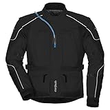 Cortech Men's Sequoia XC Adventure Touring Motorcycle Jacket with Removable Sleeves and Waterproof Liner, Black, XXX-Large