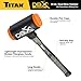 Titan DBX 63628 28oz Dead Blow Hammer with Interchangeable Polyurethane Striking Faces