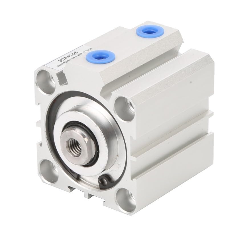 Mini vérin pneumatique compact SSA 12mm alésage course 60mm à ressort intégré - 4